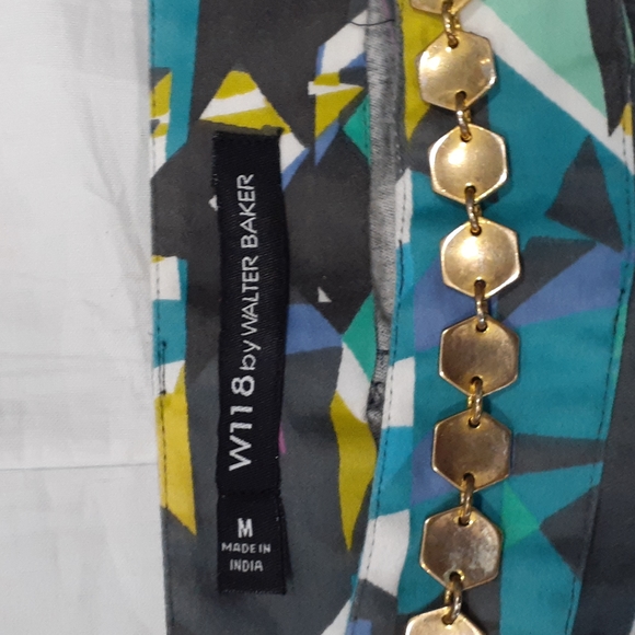 W118 by Walter Baker crop multi colored ankle pants size medium - Picture 5 of 12